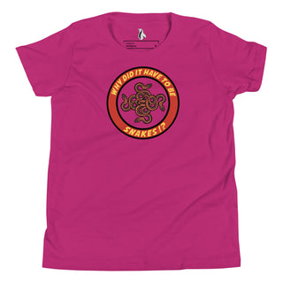 Why Did It Have To Be Snakes? Youth Short Sleeve T-Shirt