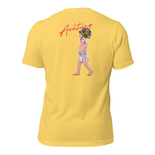 Achtung baby Unisex t-shirt (BACK) VAWDesigns