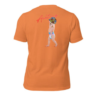 Achtung baby Unisex t-shirt (BACK) VAWDesigns