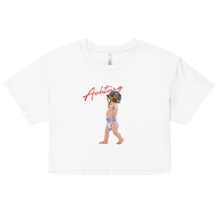 Achtung baby Women’s crop top