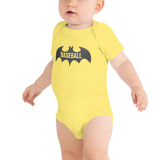 Baseball Bat Baby short sleeve one piece VAWDesigns