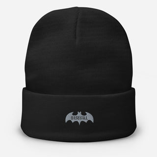 Baseball Bat Embroidered Beanie VAWDesigns