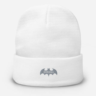 Baseball Bat Embroidered Beanie VAWDesigns