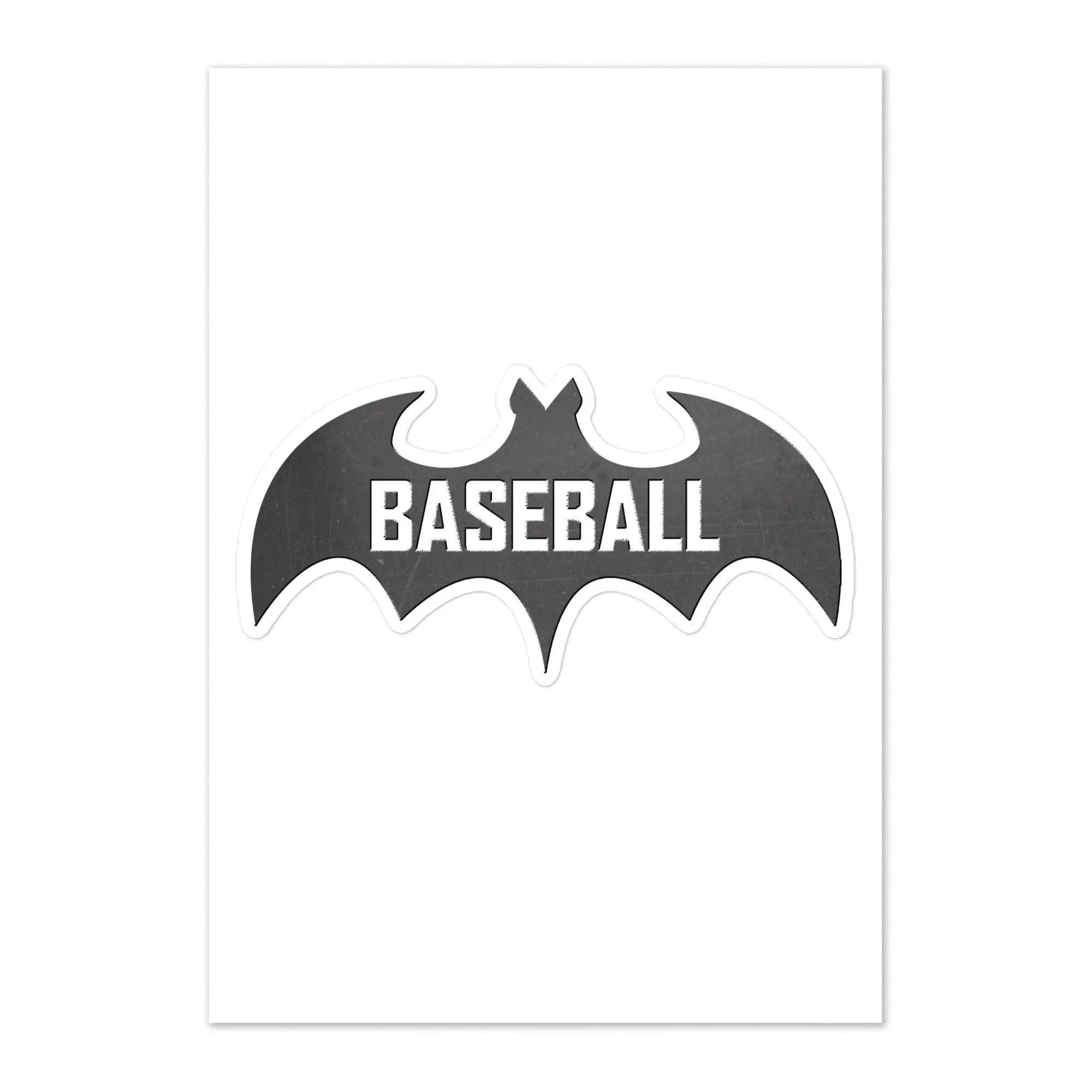 Baseball Bat Sticker sheet