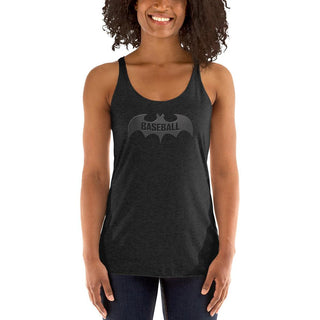 Baseball Bat Women's Racerback Tank VAWDesigns