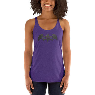 Baseball Bat Women's Racerback Tank VAWDesigns