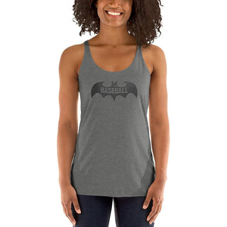 Baseball Bat Women's Racerback Tank VAWDesigns