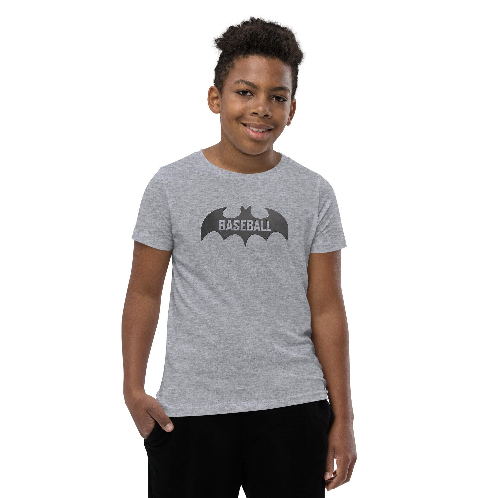 Baseball Bat Youth Short Sleeve T-Shirt