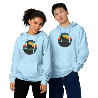 Beautiful Landscape Unisex midweight hoodie VAWDesigns