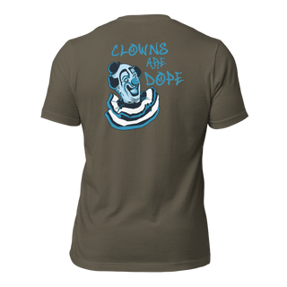 Clowns Are Dope Unisex (BACK) t-shirt VAWDesigns