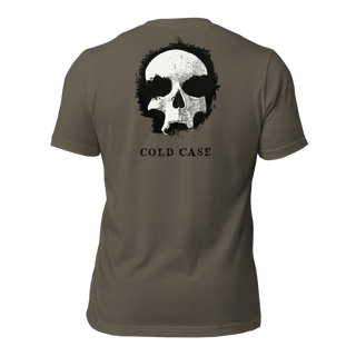 Cold Case Unisex t-shirt (BACK) VAWDesigns