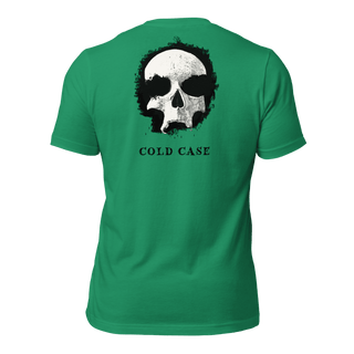 Cold Case Unisex t-shirt (BACK) VAWDesigns