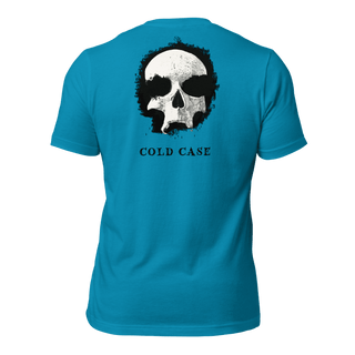 Cold Case Unisex t-shirt (BACK) VAWDesigns
