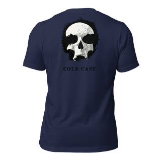 Cold Case Unisex t-shirt (BACK) VAWDesigns