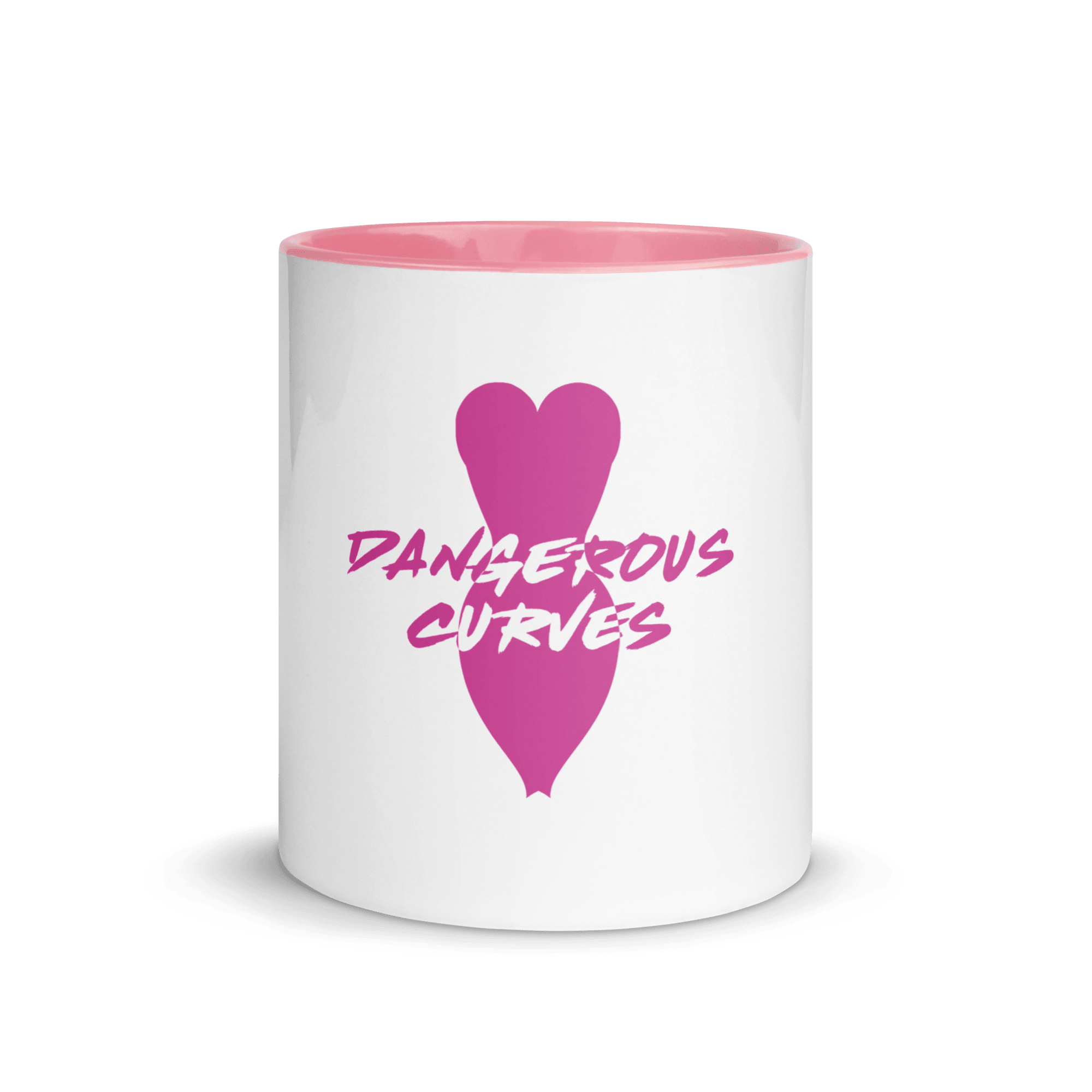 Dangerous Curves Mug with Color Inside VAWDesigns