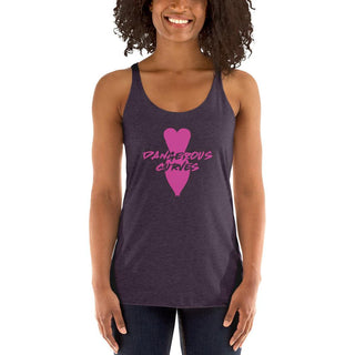 Dangerous Curves  Women's Racerback Tank VAWDesigns