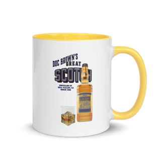 Doc Brown's Great Scotch Mug with Color Inside VAWDesigns