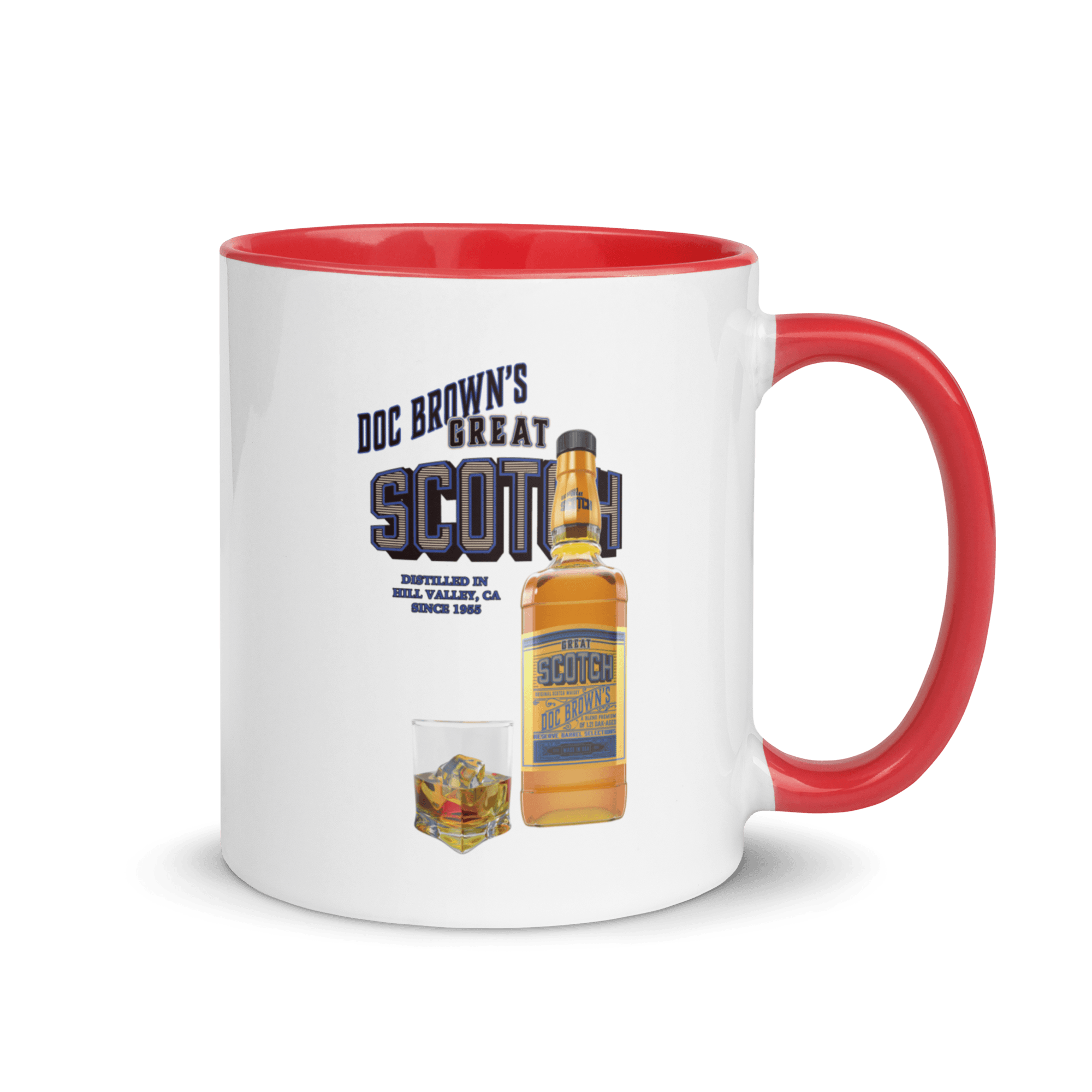 Doc Brown's Great Scotch Mug with Color Inside VAWDesigns