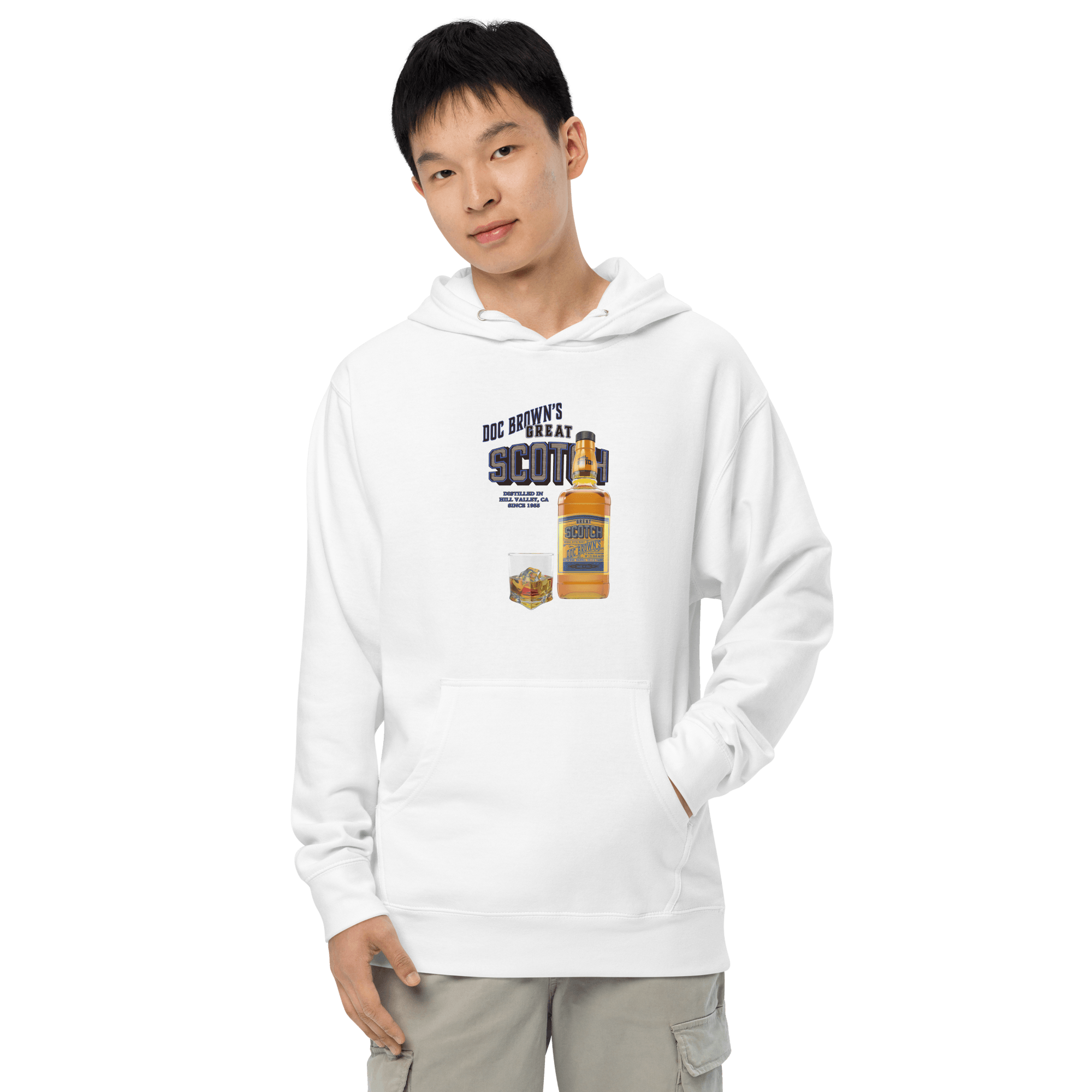 Doc Brown's Great Scotch Unisex midweight hoodie