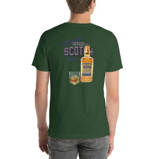Doc Brown's Great Scotch Unisex t-shirt (BACK) VAWDesigns