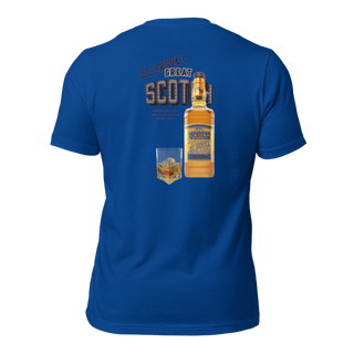 Doc Brown's Great Scotch Unisex t-shirt (BACK) VAWDesigns