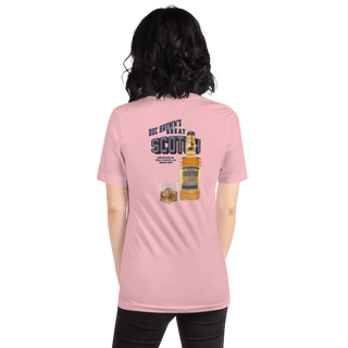 Doc Brown's Great Scotch Unisex t-shirt (BACK) VAWDesigns