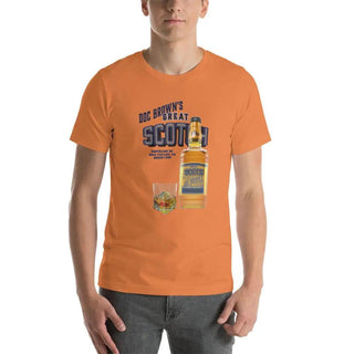Doc Brown's Great Scotch Unisex t-shirt VAWDesigns