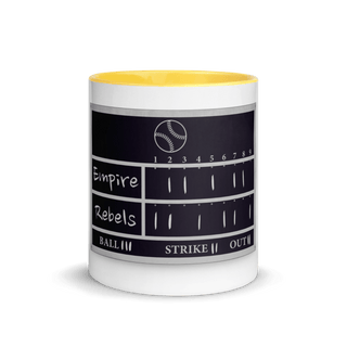 Empire vs Rebels Mug with Color Inside