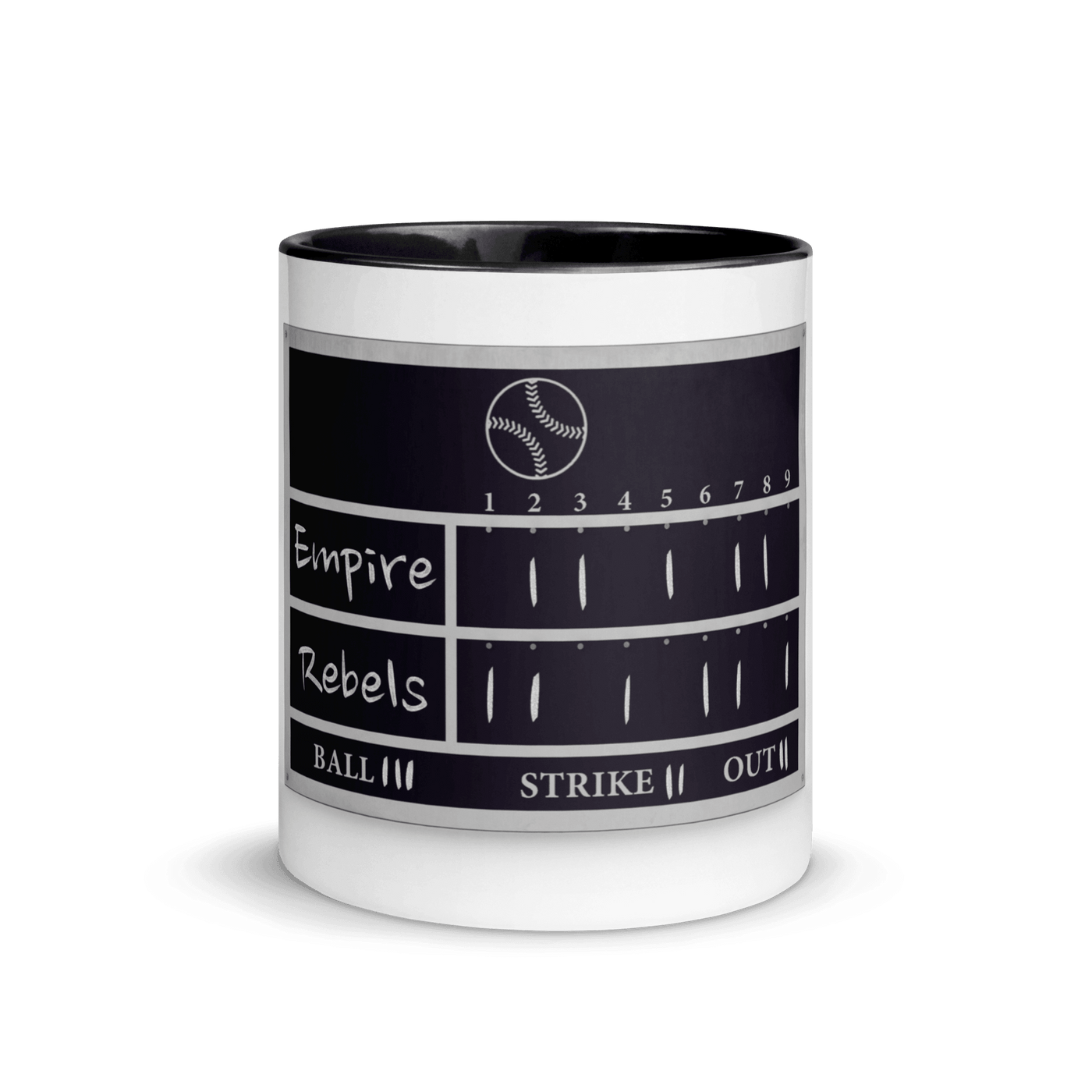 Empire vs Rebels Mug with Color Inside