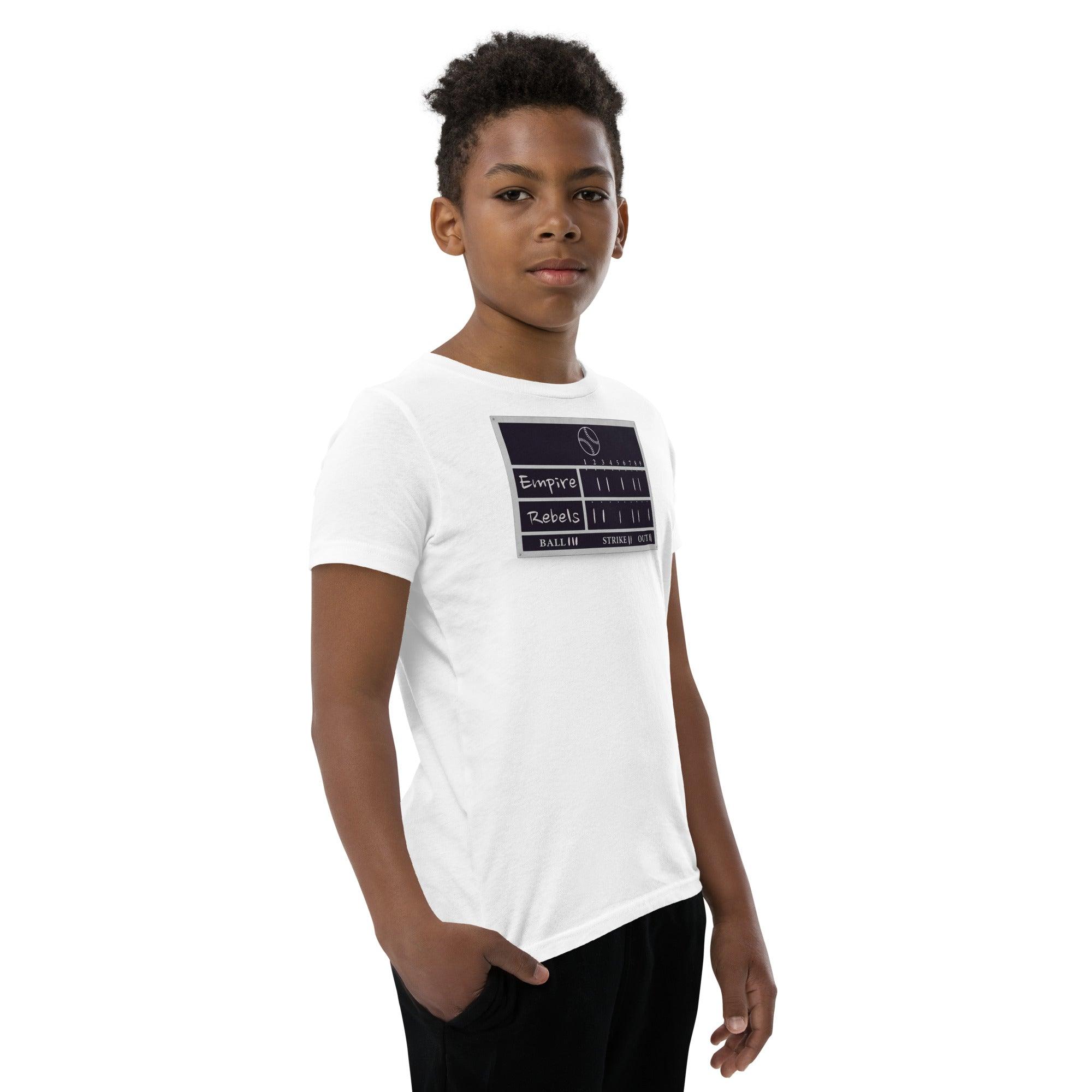 Empire vs Rebels Youth Short Sleeve T-Shirt VAWDesigns