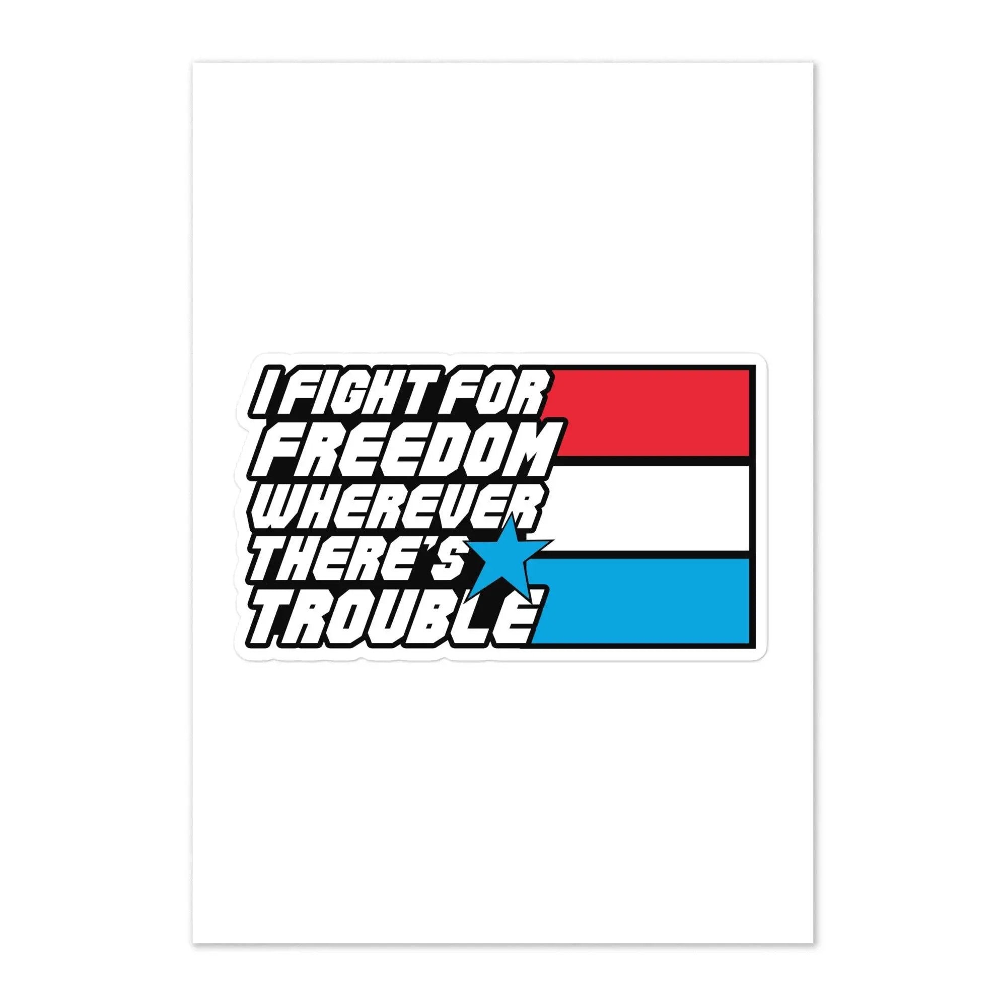 Fight For Freedom Sticker sheet VAWDesigns