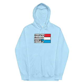 Fight For Freedom Unisex midweight hoodie VAWDesigns