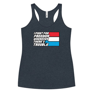 Fight For Freedom Women's Racerback Tank