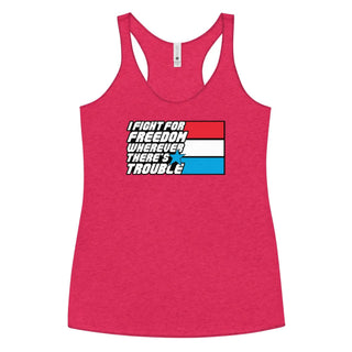 Fight For Freedom Women's Racerback Tank