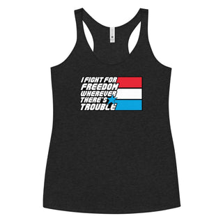 Fight For Freedom Women's Racerback Tank