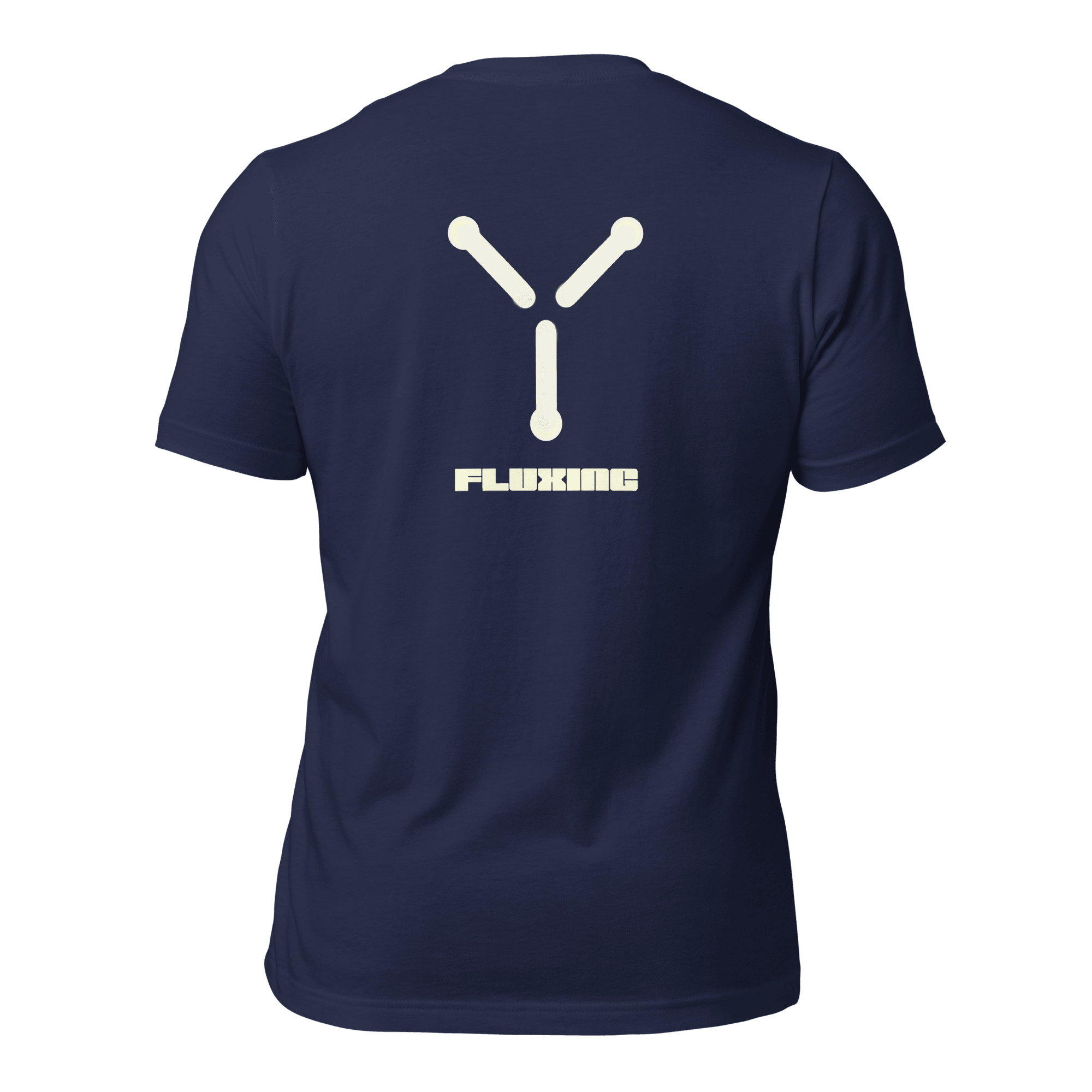 Fluxing Unisex t-shirt (BACK)