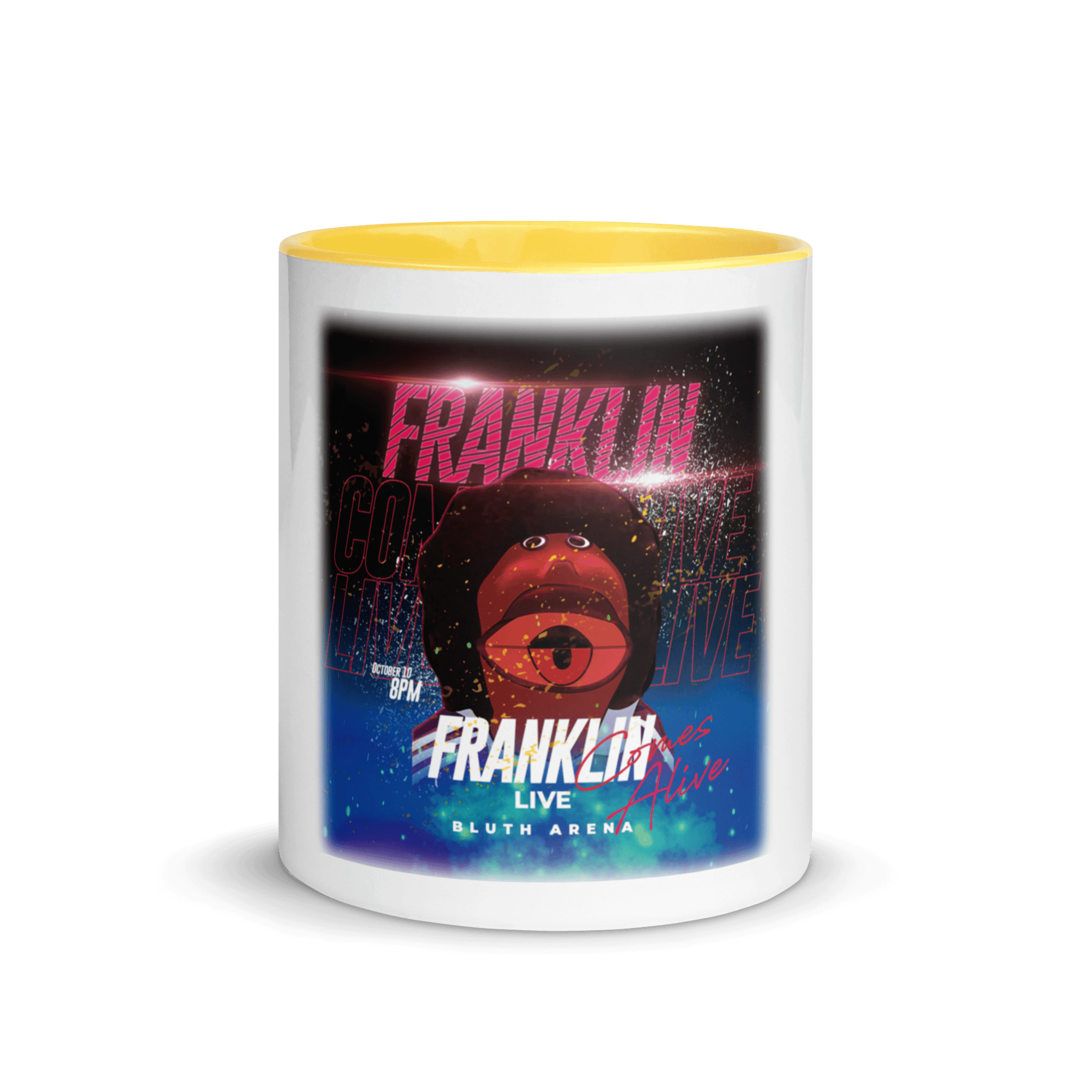 Franklin Comes Alive Live Mug with Color Inside