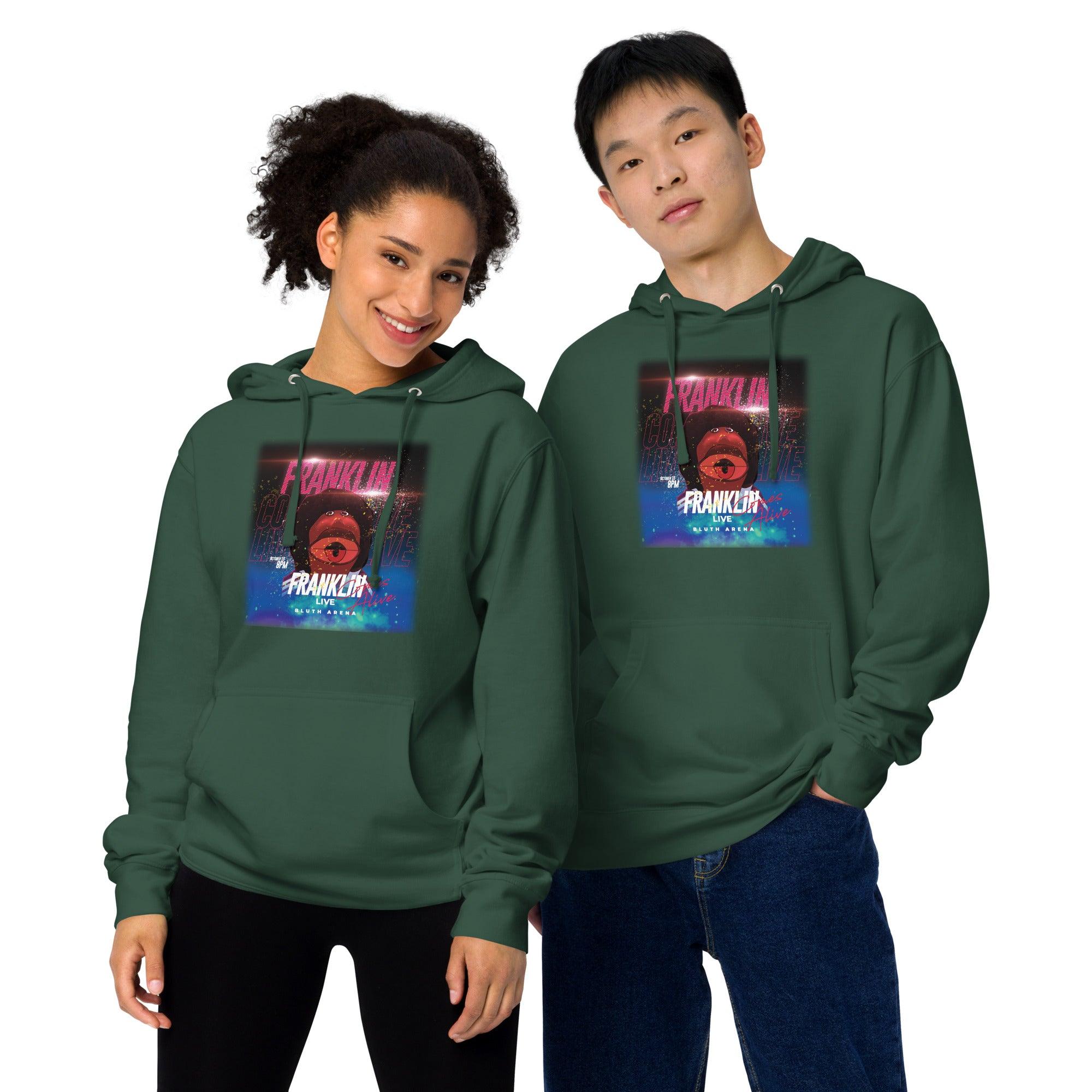 Franklin Comes Alive Live Unisex midweight hoodie