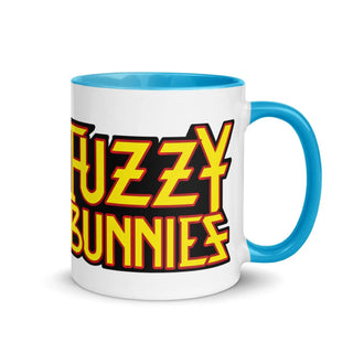 Fuzzy Bunnies Mug with Color Inside VAWDesigns