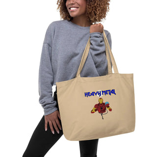 Heavy Metal Large organic tote bag