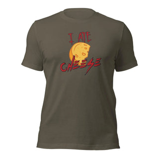 I Ate Cheese! Unisex t-shirt VAWDesigns