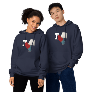 I Love Lamp Unisex Hoodie VAWDesigns