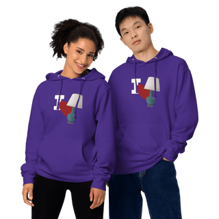 I Love Lamp Unisex Hoodie VAWDesigns
