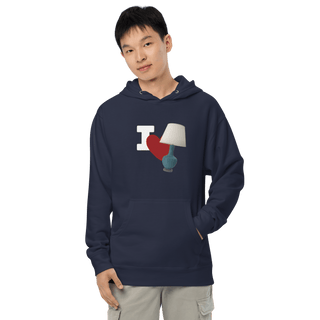 I Love Lamp Unisex Hoodie VAWDesigns