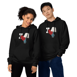 I Love Lamp Unisex Hoodie VAWDesigns