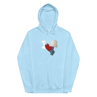 I Love Lamp Unisex Hoodie VAWDesigns
