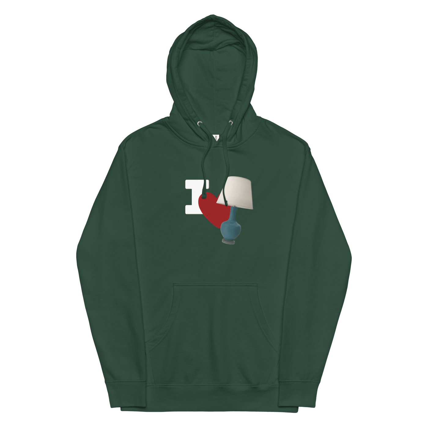 I Love Lamp Unisex Hoodie
