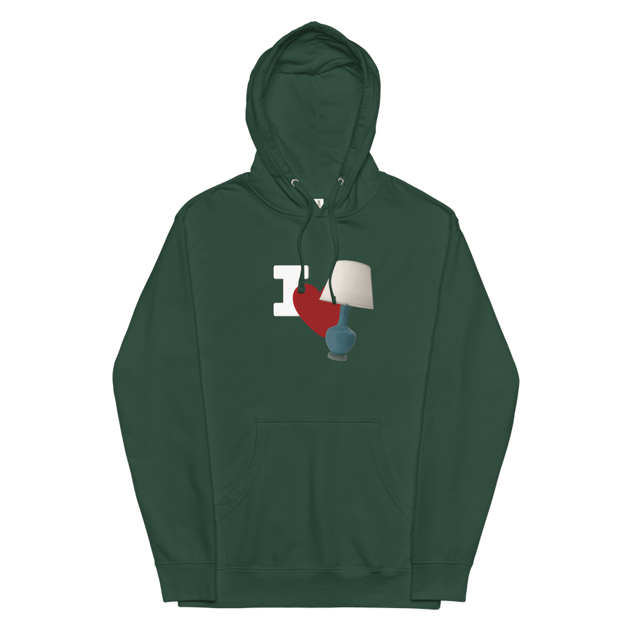 I Love Lamp Unisex Hoodie