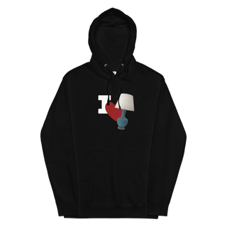I Love Lamp Unisex Hoodie VAWDesigns