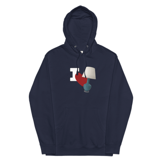 I Love Lamp Unisex Hoodie VAWDesigns